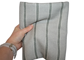 Stofrest 1,3 m. stribet uld