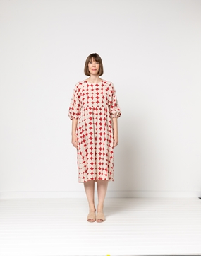 Symønster til kjole \'Hope Woven Dress\' fra StyleArc