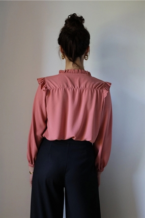 Symønster til feminin bluse \'Noelie\'