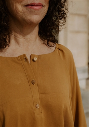 Snitmønster til bluse \'Hespéride\'