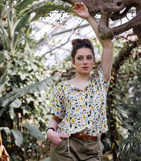 Symønster til boheme-inspireret bluse \'Blondinette\'