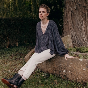 Bluse symønster \'Castagnette\' fra Cousette