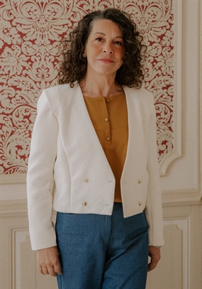 Symønster til kort blazer jakke \'Damas\'