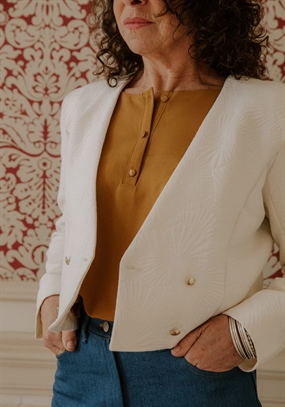 Symønster til kort blazer jakke \'Damas\'