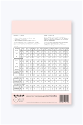 Kjole og buksedragt symønster \'Hali\' fra Named Clothing