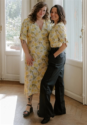 Symønster til kjole og bluse \'Rosalie\' fra Maison Fauve