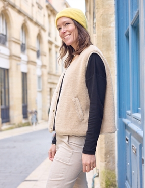 Symønster til vest 'Sherpa'