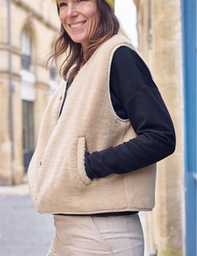 Symønster til vest \'Sherpa\'