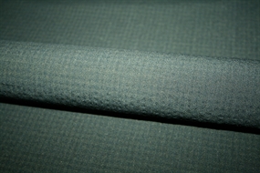 Flaskegrøn seersucker uldstretch