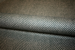 Sildebensvævet uldstof