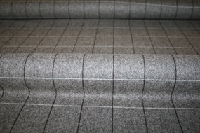 Brun ternet uld tweed