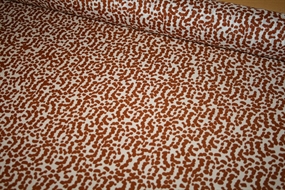 Vævet viskose med dyreprint