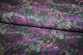 Vævet viskose stof med konfetti print