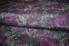 Vævet viskose stof med konfetti print