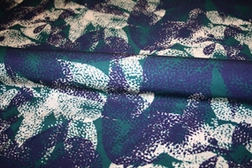 Twillvævet viskose stof 'Bree Teal'