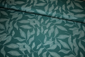 Twillvævet viskose stof 'Lulu Teal'