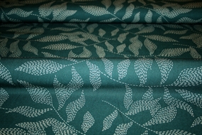 Twillvævet viskose stof \'Lulu Teal\'