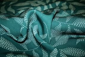 Twillvævet viskose stof \'Lulu Teal\'