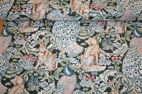 William Morris bomulds stof \'Forest Wooded\'