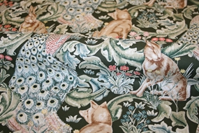 William Morris bomulds stof \'Forest Wooded\'