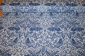 William Morris stof \'Brer Rabbit Blue\'