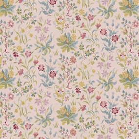 William Morris stof bomuld 'Flowers by May Rose'