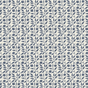 William Morris stof bomuld 'Rosehip Slate'