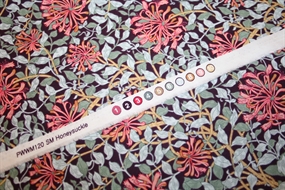 William Morris stof bomuld \'Honeysuckle Mulberry\'