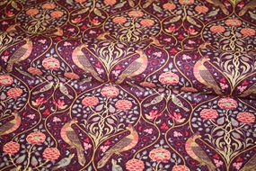 William Morris stof bomuld \'Seasons by May - Mulberry\'