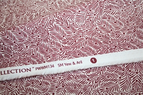 William Morris bomulds stof \'Yew & Aril Berry\'