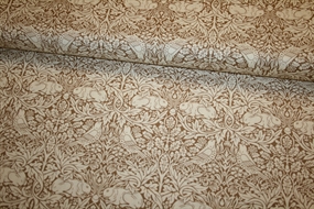 William Morris bomulds stof \'Brer Rabbit Gold\'