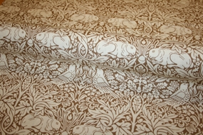 William Morris bomulds stof 'Brer Rabbit Gold'