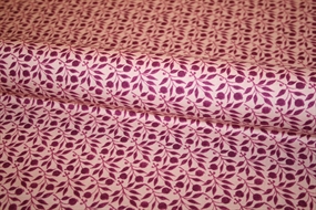 William Morris stof bomuld 'Rosehip Plum'