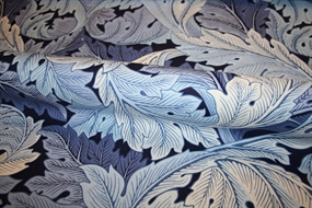 William Morris stof 'Large Acanthus Blue'
