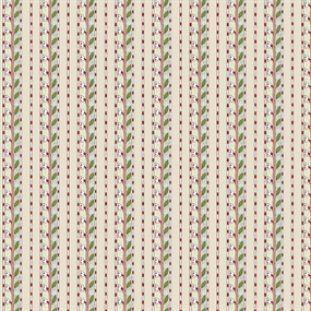 William Morris bomulds stof 'Daffodil Stripe Ivory'