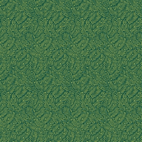 William Morris bomulds stof 'Yew & Aril Teal'