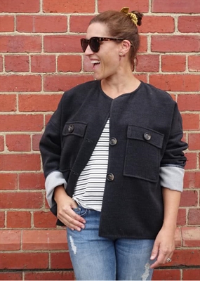 Symønster til kort jakke \'Adelaide\' fra StyleARC