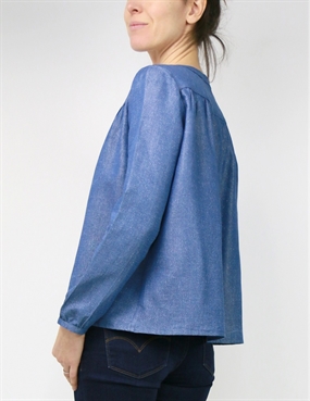 Snitmønster til skjortebluse