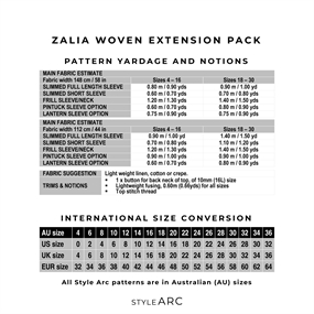 \'Zalia\' symønster udvidelsespakke fra StyleARC